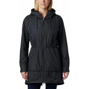 Columbia Sweet Maple Black Hooded Rain Coat